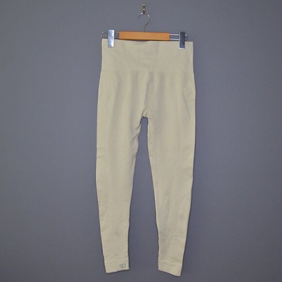 SETactive Workout Sculptflex Leggings In Oat Milk Sz M - Picture 4 of 8
